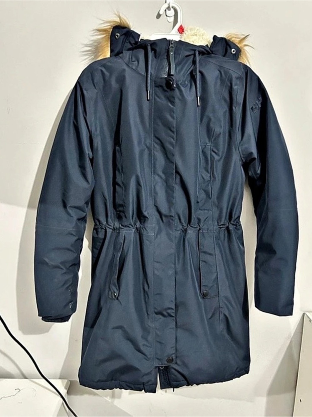 Helly Hansen Women's Coastal Parka Hooded Parka Blue Size Large